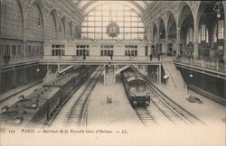 Gare d'Orléans, Paris France Postcard Postcard Postcard