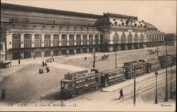 Lyon - La Gare des Brotteaux France Postcard Postcard Postcard