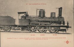 PO 1542 Locomotive, 1860-63 (Orleans Railroad) Postcard