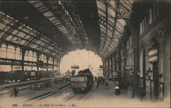 190 Dijon - Le Hall de la Gare - LL France Postcard Postcard Postcard