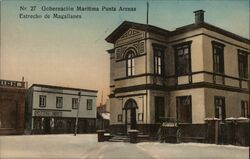 Gobernacion Maritima Punta Arenas, Estrecho de Magallanes Chile Postcard Postcard Postcard