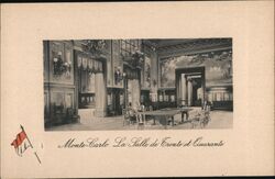 Monte Carlo Salle de Trente et Quarante Monaco Postcard Postcard Postcard