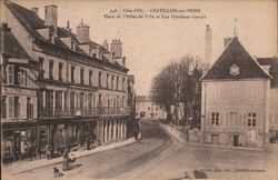 Chatillon-sur-Seine, Place de l'Hotel de Ville Postcard