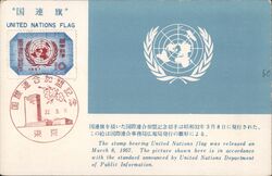 United Nations Flag Postcard