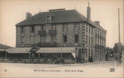 Riva-Bella Hotel de la Plage Postcard