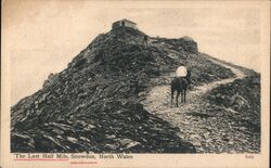 The Last Half Mile, Snowdon, North Wales Postcard