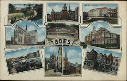 Goes, Netherlands - Multiview Postcard Postcard Postcard Postcard