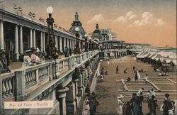 Mar del Plata - Rambla Postcard