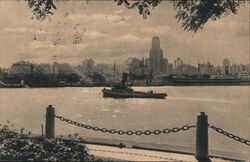 Buenos Aires Harbor View Postcard