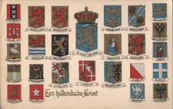 Dutch Coat of Arms Postcard