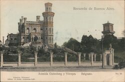 Castillo de los Ingleses, Buenos Aires Postcard