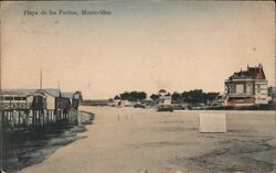 Playa de los Pocitos, Montevideo Postcard