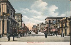 Montevideo, Calle 18 de Julio Postcard