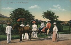 Out for a Stroll, Philippines Postcard