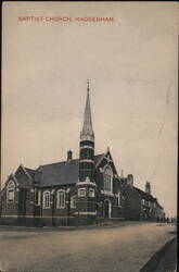 Baptist Church, Haddenham, Isle of Ely Postcard