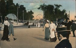 Parque Urbano, Paseo - Montevideo Postcard