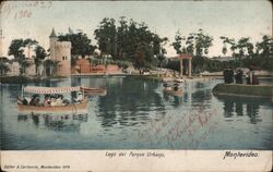 Lago del Parque Urbano, Montevideo, Uruguay Postcard