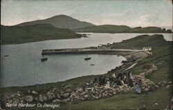 Teelin Harbour Co. Donegal Ireland Postcard Postcard Postcard