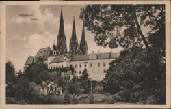 Olomouc Cathedral and Archbishop's Palace Czechia Eastern Europe Postcard Postcard Postcard