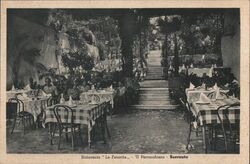 Ristorante "La Favorita", o Parrucchiano - Sorrento Postcard