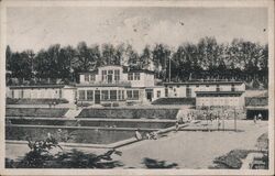 Čáslav Public Swimming Pool, Bohemia, Czechoslovakia Eastern Europe Postcard Postcard Postcard