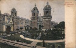 Iglesia de San Francisco, Lima Peru Postcard