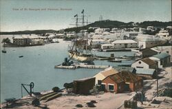 View of St. Georges Harbour, Bermuda Postcard