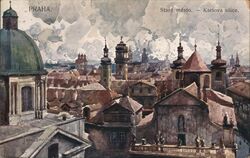 Praha. Staré Město - Karlova ulice Postcard