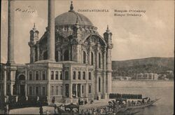 Constantinople Ortaköy Mosque Postcard