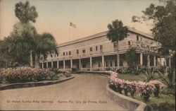 El Hotel Santa Rita Springs, Santa Fe, Cuba Postcard