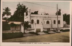 Mohammedan Mosque, St. James Village, Trinidad Postcard