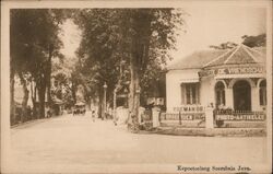 Kepetoelang Soerabaia Java Postcard