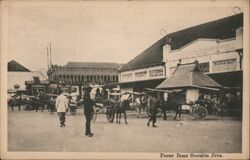 Pasar Besar Soerabia Java Surabaya, East Java Indonesia Southeast Asia Postcard Postcard Postcard