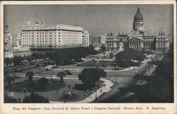 Plaza del Congreso - Buenos Aires - Argentina Postcard