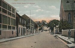 Fredrick Street, Nassau, Bahamas Postcard