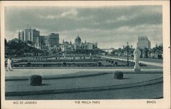 Rio de Janeiro Praça Paris Postcard