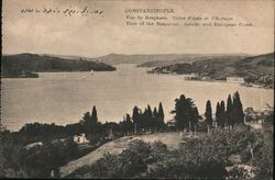 Constantinople. View of Bosphorus Postcard