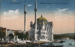 Mosquée Validé à Ortakeuy, Bosphore, Constantinople Istanbul, Istanbul Turkey Greece, Turkey, Balkan States Postcard Postcard Postcard