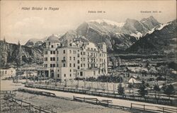 Hotel Bristol in Ragaz, Switzerland Postcard