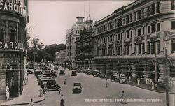 Prince Street, Fort, Colombo, Ceylon Postcard