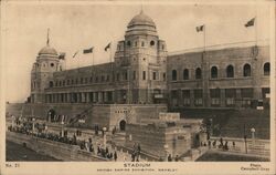 British Empire Exhibition Stadium Wembley London, UK Postcard Postcard Postcard