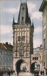 Prague Powder Tower Postcard