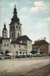 B. Bystrica. Zámocký kostol. Postcard