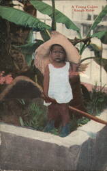 Young Cuban Rough Rider Postcard