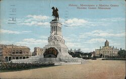 Habana: Monumento a Máximo Gómez Havana, Cuba Postcard Postcard Postcard