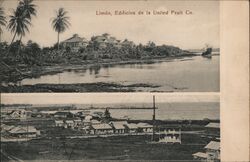 Limón, Edificios de la United Fruit Co., Costa Rica Central America Postcard Postcard Postcard