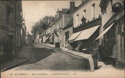 ECOMMOY - Rue Gambetta - Gambetta Street Postcard