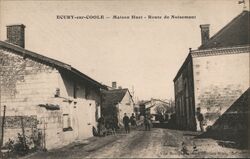 ECURY-sur-COOLE - Maison Huet - Route de Noisement Postcard