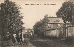 ECURY-sur-COOLE - Villa des Pecheurs Postcard