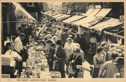 The Market, Aughton Street, Ormskirk Postcard